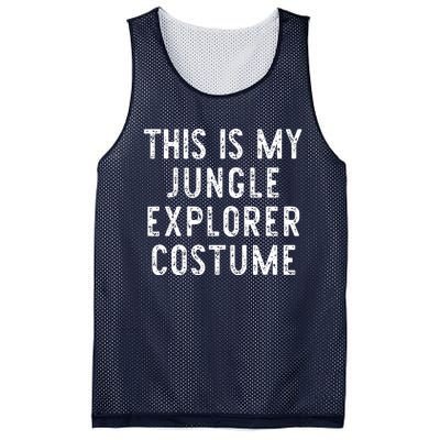 This Is My Jungle Explorer Halloween Costume Lazy Easy Mesh Reversible Basketball Jersey Tank