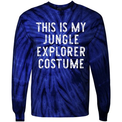 This Is My Jungle Explorer Halloween Costume Lazy Easy Tie-Dye Long Sleeve Shirt