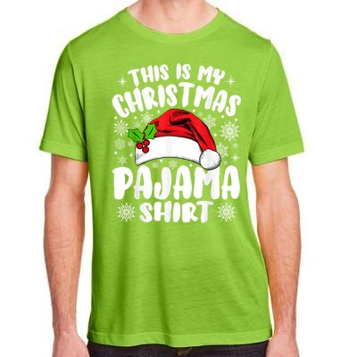 This Is My Christmas Pajama Funny Christmas Outfits Adult ChromaSoft Performance T-Shirt