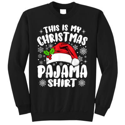 This Is My Christmas Pajama Funny Christmas Outfits Sweatshirt