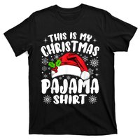 This Is My Christmas Pajama Funny Christmas Outfits T-Shirt