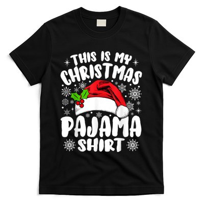 This Is My Christmas Pajama Funny Christmas Outfits T-Shirt