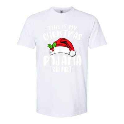 This Is My Christmas Pajama Funny Christmas Outfits Softstyle CVC T-Shirt