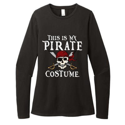 This Is My Pirate Costume Halloween Party Family Matching Womens CVC Long Sleeve Shirt