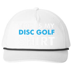 This is my Disc Golf for Disc Golf Course Snapback Five-Panel Rope Hat