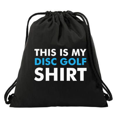 This is my Disc Golf for Disc Golf Course Drawstring Bag