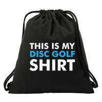 This is my Disc Golf for Disc Golf Course Drawstring Bag