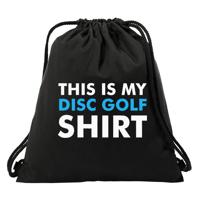 This is my Disc Golf for Disc Golf Course Drawstring Bag