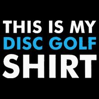 This is my Disc Golf for Disc Golf Course Drawstring Bag