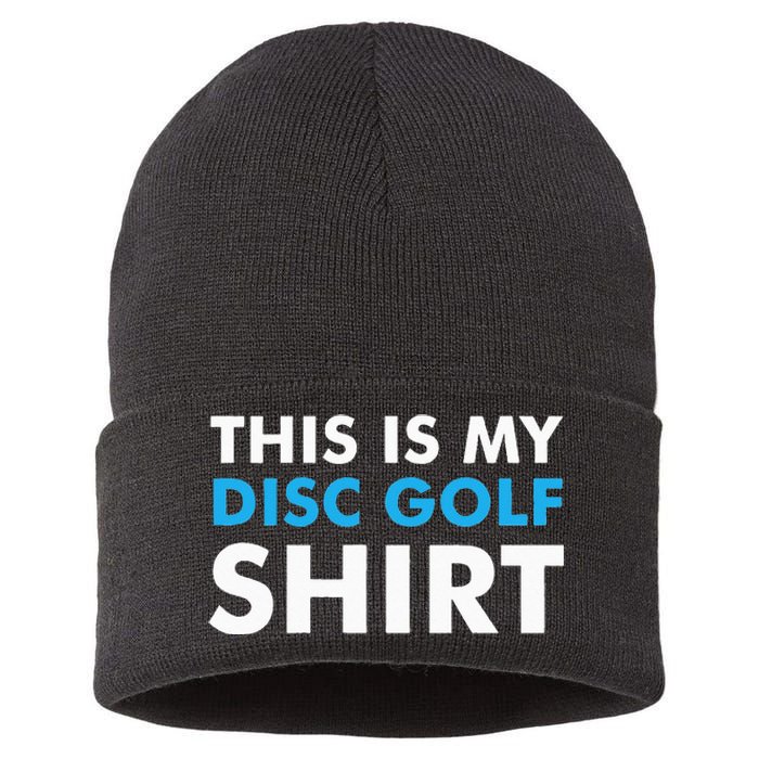 This is my Disc Golf for Disc Golf Course Sustainable Knit Beanie