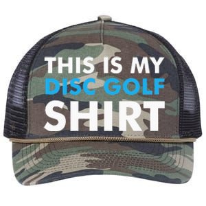 This is my Disc Golf for Disc Golf Course Retro Rope Trucker Hat Cap