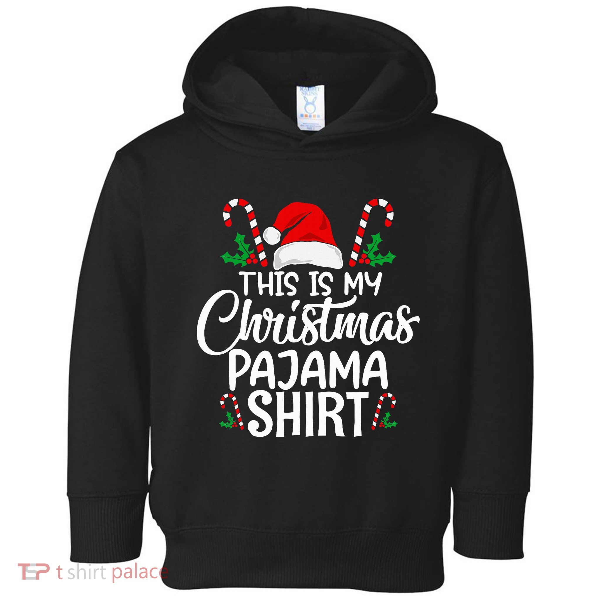 This Is My Christmas Pajama Christmas  Toddler Hoodie