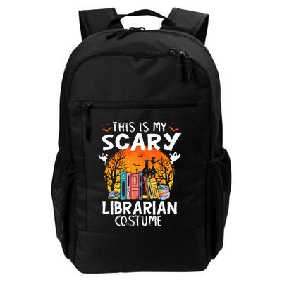 This Is My Scary Librarian Costume Funny Halloween Library Backpack