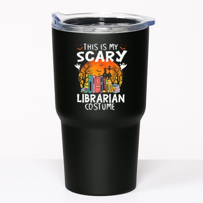 This Is My Scary Librarian Costume Funny Halloween Library Tumbler