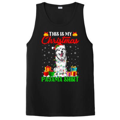 This Is My Christmas Pajama Siberian Husky Dog Xmas Great Gift PosiCharge Competitor Tank