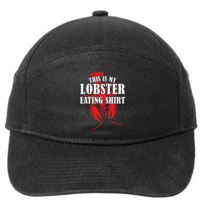 This is My Lobster Eating Lobster  7-Panel Snapback Hat