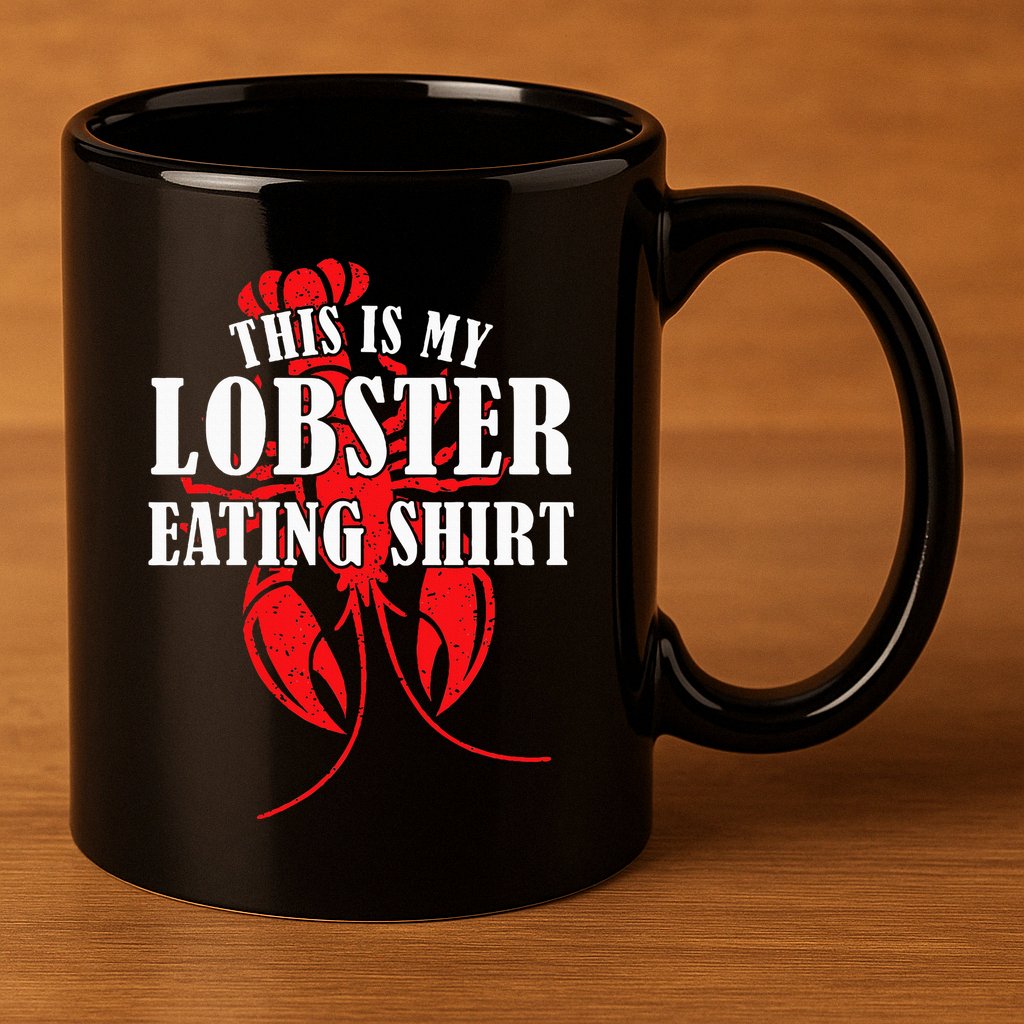 This is My Lobster Eating Lobster  11oz C Handle Ceramic Mug