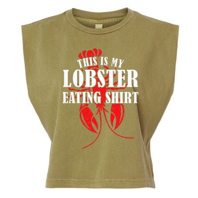 This is My Lobster Eating Lobster  Garment-Dyed Women's Muscle Tee