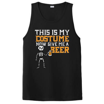 This Is My Costume Funny Skeleton Halloween Dad PosiCharge Competitor Tank