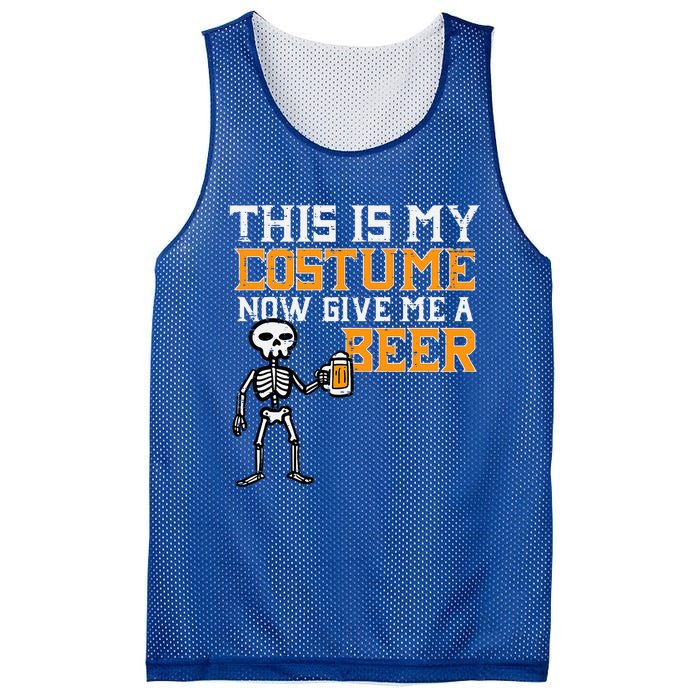 This Is My Costume Funny Skeleton Halloween Dad Mesh Reversible Basketball Jersey Tank