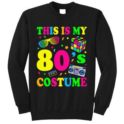 This Is My 80s Costume Fancy Dress Party Idea Halloween Sweatshirt