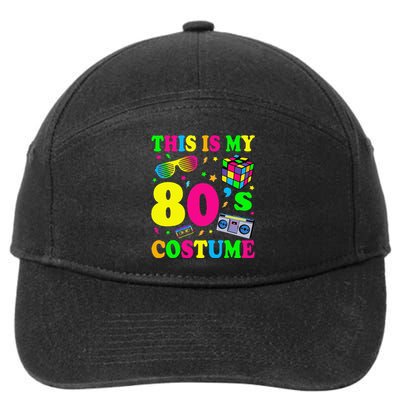 This Is My 80s Costume Fancy Dress Party Idea Halloween 7-Panel Snapback Hat