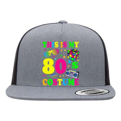 This Is My 80s Costume Fancy Dress Party Idea Halloween Flat Bill Trucker Hat