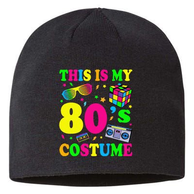 This Is My 80s Costume Fancy Dress Party Idea Halloween Sustainable Beanie