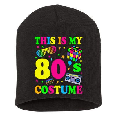 This Is My 80s Costume Fancy Dress Party Idea Halloween Short Acrylic Beanie