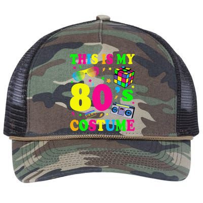 This Is My 80s Costume Fancy Dress Party Idea Halloween Retro Rope Trucker Hat Cap