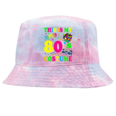 This Is My 80s Costume Fancy Dress Party Idea Halloween Tie-Dyed Bucket Hat