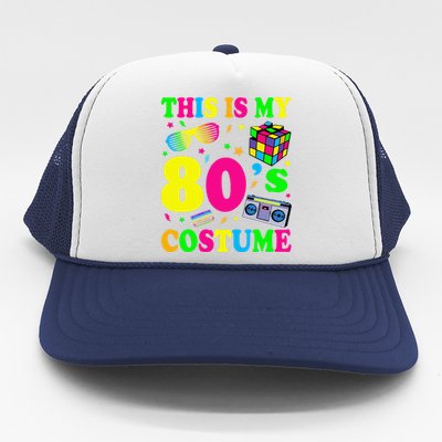 This Is My 80s Costume Fancy Dress Party Idea Halloween Trucker Hat