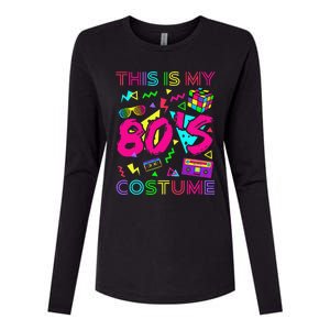 This Is My 80s Costume 1980s Party 80S Womens Cotton Relaxed Long Sleeve T-Shirt