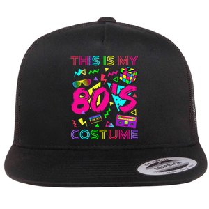 This Is My 80s Costume 1980s Party 80S Flat Bill Trucker Hat