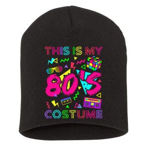 This Is My 80s Costume 1980s Party 80S Short Acrylic Beanie