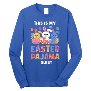 This Is My Easter Pajama Gift Easter Eggs Gift Long Sleeve Shirt