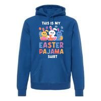 This Is My Easter Pajama Gift Easter Eggs Gift Premium Hoodie