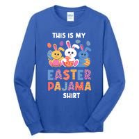 This Is My Easter Pajama Gift Easter Eggs Gift Tall Long Sleeve T-Shirt