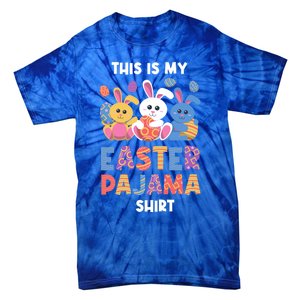 This Is My Easter Pajama Gift Easter Eggs Gift Tie-Dye T-Shirt