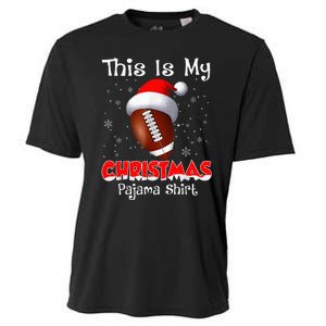 This Is My Christmas Pajama Gift For Football Cooling Performance Crew T-Shirt