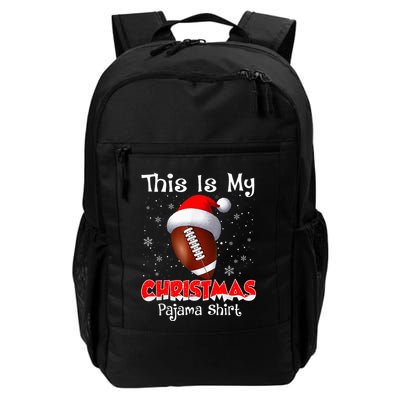 This Is My Christmas Pajama Gift For Football Backpack
