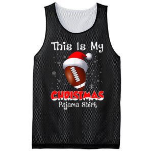 This Is My Christmas Pajama Gift For Football Mesh Reversible Basketball Jersey Tank