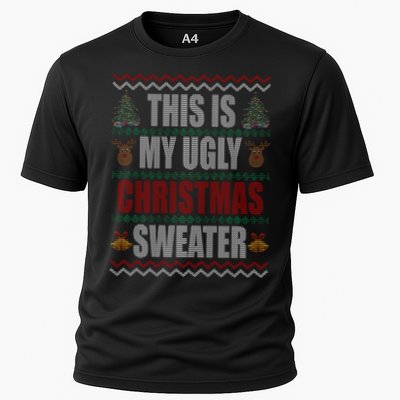 This Is My Ugly Christmas Sweater Design Performance Shirt