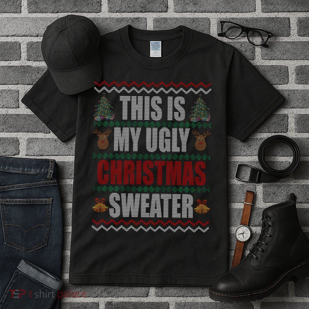 This Is My Ugly Christmas Sweater Design Tall T-Shirt