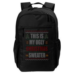 This Is My Ugly Christmas Sweater Design Daily Commute Backpack