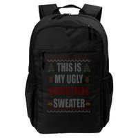 This Is My Ugly Christmas Sweater Design Daily Commute Backpack