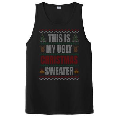 This Is My Ugly Christmas Sweater Design PosiCharge Competitor Tank