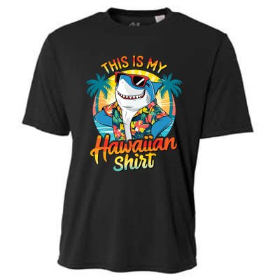 This Is My Hawaiian Tropical Luau Costume Party Hawaii Cooling Performance Crew T-Shirt