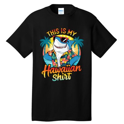 This Is My Hawaiian Tropical Luau Costume Party Hawaii Tall T-Shirt