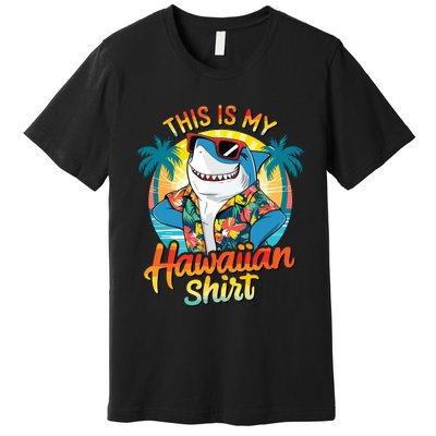 This Is My Hawaiian Tropical Luau Costume Party Hawaii Premium T-Shirt